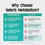 Selerb Metaburn Weight Loss Pills for Women & Men - Appetite Suppressant & Fat Burner, Metabolism Support Weight Loss Supplement with Berberine, Chromium, Green Tea & B12-60 Capsules - Image 4