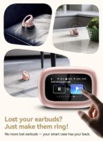 jaddsa Wireless Earbuds, 2026 ENC Noise Cancelling Ear Buds with Smart Touchscreen, Bluetooth 5.4 Headphones, Bass Stereo Sound Over-Ear Earbuds, 5 EQ Modes for Sports/Travel/Gym- Rose Gold - Image 5
