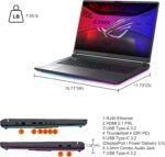 ASUS ROG Strix G18 G815 Gaming AI Laptop 18" 2560x1600 240Hz 100% DCI-P3 Intel 24-core Ultra 9 275HX 32GB DDR5 2TB SSD GeForce RTX 5060 (Up to 572 AI Tops) 4-Zone RGB Backlit WiFi7 Win11Pro ICP Hub - Image 8