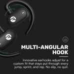 Raycon Fitness Open Ear Earbuds – Open Ear Headphones, Earbuds Wireless Bluetooth, Running Headphones, Sweat & Water-Resistant Earphones, 40 Hours Battery Life (Black) - Image 4