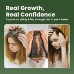 Hair Growth Oil with Rosemary Castor Oil Vegan Strengthening Formula for Thinning Hair Regrowth Treatment in Natural Vegan Hair Serum to Nourish Scalp Stimulate Follicles 3PCS for Man and Women - Image 5
