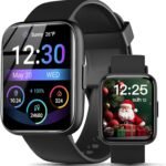 JeeJTek Smart Watches for Men Women - 1.83" HD 2025 Fitness Tracker with 100 Sports Modes, Heart Rate/Sleep Monitor, Bluetooth Call & Music Control IP68 Waterproof for iPhone/Android