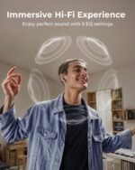 Wireless Earbuds, Ear Buds Active Noise Cancelling with Charging Case, 6.0 Bluetooth Earbuds with AI Clear Calls, 40H Playtime for Sports & Working,Stereo Sound Headphones for iPhone/Android-Night Bl - Image 6