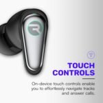 Raycon Pro Earbuds Wireless Bluetooth + 6 Microphones with Hybrid Active Noise Canceling, Sweat & Water-Resistant Earphones, Premium Wireless Ear Buds Bluetooth 40 Hours Playtime (Blue) - Image 8