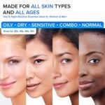 Collagen Face Cream with Retinol & Hyaluronic Acid - Anti Aging Moisturizer for Women & Men, Firming Day & Night Cream for Wrinkles, Hydrating Facial Lotion for All Skin Types - Image 4