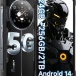 FOSSIBOT F109 5G Rugged Phone Unlocked, 24GB+256GB/2TB,10600mAh Battery Waterproof Phones,Android 14 Rugged Cell Phone, 6.745" HD+ 1.32-inch IPS Smartphone,50MP+16MP+5MP Rugged Phone(2026 deep Blue) | T-Mobile
