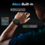 Smart Watches for Men Android & iPhone, 1.8" HD Alexa Built-in Smartwatches Fitness Tracker Watch with Bluetooth Calls, IP68 Waterproof, Heart Rate/Sleep/SpO2 Monitor, 110 Sport Modes - Black - Image 4