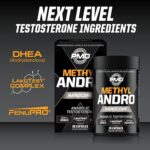 PMD Methyl Andro Hardcore - Support Testosterone for Lean Muscle & Strength Gains-Weightlifting and Workout Performance- Dietary Supplement (90 Capsules) - Image 7