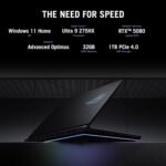 ASUS ROG Strix G16 (2025) Gaming Laptop, 16” ROG Nebula 16:10 2.5K 240Hz/3ms, NVIDIA® GeForce RTX™ 5080, Intel® Core Ultra 9 275HX, 32GB DDR5, 1TB PCIe Gen 4 SSD, Wi-Fi 7, Windows 11 Home, G615LW-AS96 - Image 4