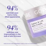 goPure Tighten & Lift Neck & Chest Moisturizer Cream for Visibly Firming, Tightening and Lifting the Look of Wrinkles & Crepey Skin, 1.7oz - Image 3