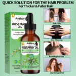 3 Pack Rosemary Oil for Hair Growth,Rosemary Hair Growth Oil,Strengthening Oil for Dry Damaged Hair,Hair Loss Treatment & Thickens Hair,Scalp Care Promotes Hair Thickness for Men Women - Image 7