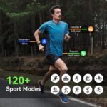 Smart Watch for Men - 1.85"HD 2026 Upgraded Fitness Tracker Bluetooth Call and text Smartwatch with 7 Day Battery 5 ATM Waterproof Heart Rate Sleep Monitor 130+ Sport Modes for Android & iOS (Black) - Image 5