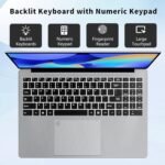 FUNYET 2026 Gaming Laptop Computer Windows 11 Pro, 16 Inch Lap Top PC, 16GB RAM 1TB SSD, Intel 12th Gen N100 Processor(up to 3.4GHz), Backlit Keyboard, Fingerprint Unlock, Office 365 Business - Image 4