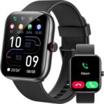 Smart Watch for Women Men, Smartwatch for iPhone & Android Bluetooth (Answer/Call) Built-in Alexa, 1.91" HD Fitness Tracker with 105+ Sport Modes, IP68 Waterproof, Sleep/Heart Rate/SpO2/Stress Monitor