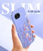 GVIEWIN for Google Pixel 10a Case with Screen Protector, [Military Grade Drop Protection] Non Yellowing Clear Floral Slim Phone Cover for Women 2026 6.3"(Floratopia/Colorful) - Image 6