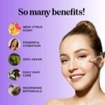 Volumizing Rosemary Hair Oil Serum - Moisturizing Scalp and Hair Oil for Men & Women Infused with Amla Black Castor Pumpkin Argan & Jojoba - Lightweight Hydrating Vegan & Color Safe (Citrus Scent) - Image 3