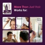 Hair Magic™ Hair Growth Serum Roll On- Multi-Peptides + Rosemary Oil for Hair Growth, Density, Beard, Eyebrows & Scalp Serum Treatment For Women & Men with Saw Palmetto - Suero Para El Cabello - Image 7