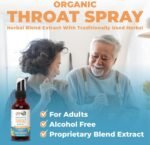 MARYRUTH'S USDA Organic Throat Spray with Mullein Leaf | Marshmallow Root & Licorice Root & Thyme Leaf | Vanilla | 4 Herbal Blend | Non-GMO | Vegan | Gluten Free | 1 Fl Oz | Up to 100 Servings - Image 8