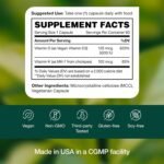 Fresh Nutrition Vegan Vitamin D3 + K2 Capsules - 5000 IU D3 + 100mcg K2 as MK-7 for Optimal Absorption - Immune Health, Bone Health, Mood - Non GMO - 90 Capsules, 3 Month Supply - Image 8