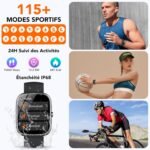 Smart Watch for Men Women (Answer/Make Calls), 1.91" HD Smartwatch with Heart Rate/Sleep Monitor, IP68 Waterproof, 115+ Sports Activity Trackers with Pedometer, Fitness Watch for Android/iPhone - Image 3