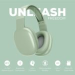 Gabba Goods Wireless Over Ear Bluetooth Headphones with Microphone - Wireless Headset -Noise Reduction - Bluetooth, Wired,Built in Micro SD for Travel, Home, Work TV,PC,Gaming,Cellphone (Mint) - Image 3