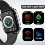 Smart Watch, 2.01" AMOLED Curved Touchscreen Fitness Watch for Men Women, IP68 Waterproof, 24/7 Heart Rate/Sleep Monitor, Fitness Tracker with Pedometer, 120+ Sports Modes, Smartwatch for Android iOS - Image 8