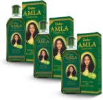 Dabur Amla Hair Oil – Nourishing Herbal Oil with Pure Amla and Botanical Extracts for Healthy, Moisturized Scalp, Strong, Shiny Hair – Ayurvedic Strengthen Roots for Men & Women – 500 ml (Pack of 3)