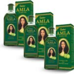 Dabur Amla Hair Oil – Nourishing Herbal Oil with Pure Amla and Botanical Extracts for Healthy, Moisturized Scalp, Strong, Shiny Hair – Ayurvedic Strengthen Roots for Men & Women – 500 ml (Pack of 3)
