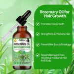 3 Pack Rosemary Oil for Hair Growth,Rosemary Hair Growth Oil,Strengthening Oil for Dry Damaged Hair,Hair Loss Treatment & Thickens Hair,Scalp Care Promotes Hair Thickness for Men Women - Image 2