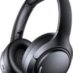 Hybrid Active Noise Cancelling Headphones 120H Long Playtime, 6 ENC Mic, Wireless Over-Ear Bluetooth 6.0 Headphones, Hi-Res Audio, Memory Foam Earcup, Transparency Mode ANC Headphone for Travel Office