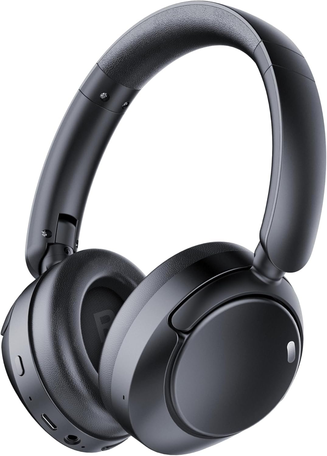 71YDRO4TiGL._AC_SL1500_.jpg Hybrid Active Noise Cancelling Bluetooth Headphones, Wireless Over Ear Headphones with Bluetooth 5.4, 80H Playtime, Stereo Sound, 6 ENC Clear Call Mic, Low Latency for Travel Office Workout - Image 1
