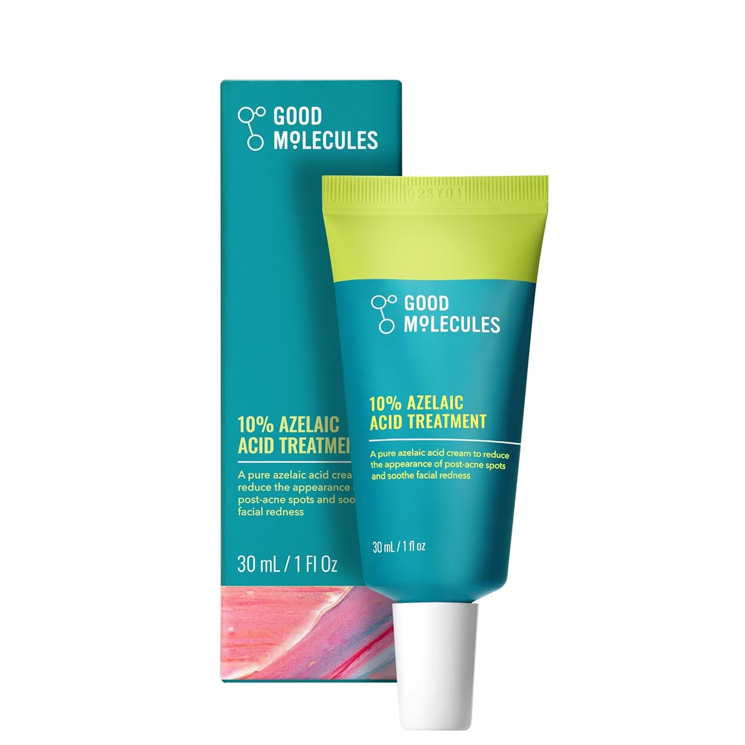 71a4SFiHmHL._SL1500_.jpg Good Molecules 10% Azelaic Acid Treatment for Face – Soothing Formula for Facial Redness & Uneven Tone – Brightens Dark Spots & Refines Texture – Vegan & Fragrance-Free Skincare (30ml / 1.01 fl oz.) - Image 1