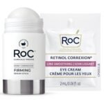 RoC Derm Correxion Retinol Firming Serum Stick with Antioxidants to Visibly Tighten and Firm Wrinkles and Laugh Lines 1.0 oz plus Retinol Eye Cream Packette