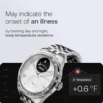 Withings ScanWatch Nova Brilliant Health Smart Watch for Women/Men with ECG, SPO2, Temperature, Sleep, Respiratory Health, Menstrual Cycle Tracker, 30D Battery - Image 4
