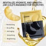 Maskiss 24k Gold Under Eye Patches (50 Pairs), eye mask, Collagen Skin Care Products, Eye Patches for Puffy Eyes, eye masks for dark circles and puffiness - Image 7