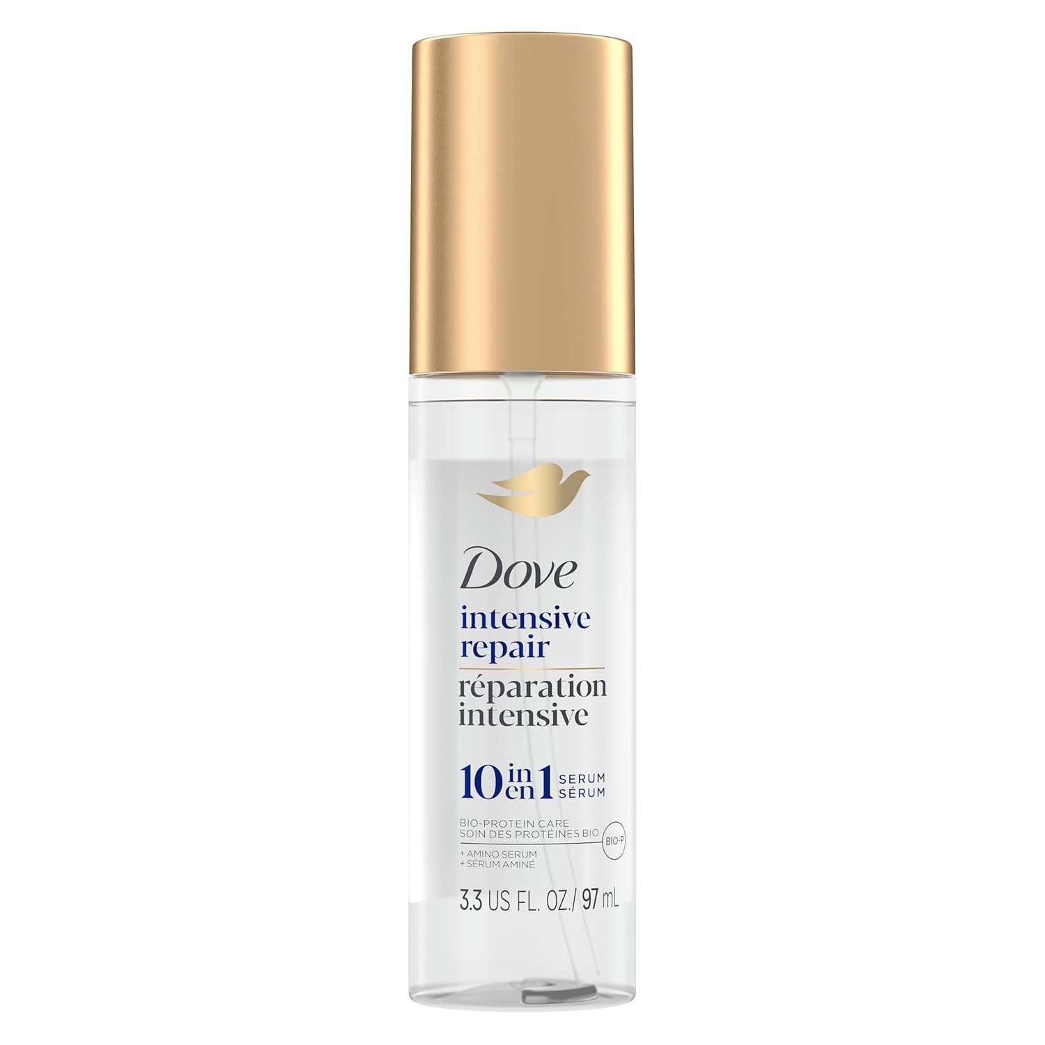 71cu49F-8nL._SL1500_.jpg Dove Intensive Repair Amino Serum for Damaged Hair with Bio-Protein Care Technology 3.3 oz - Image 1