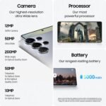 Samsung Galaxy S25 Ultra, 256GB Smartphone, Unlocked Android, AI Night Mode Camera, Snapdragon 8 Elite Fast Processor, 5000mAh Battery, Built-in S Pen, 2025, US 1 Yr Warranty, Titanium Whitesilver - Image 6