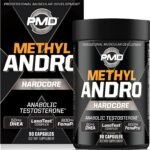PMD Methyl Andro Hardcore - Support Testosterone for Lean Muscle & Strength Gains-Weightlifting and Workout Performance- Dietary Supplement (90 Capsules)