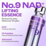 numbuzin No.9 NAD+ Peptide Lifting Serum for Face and Body, Firming & Wrinkles, 50 Peptide Essence for Sagging Skin, Fine Lines & Elasticity, Hydrating & Tightening Formula, Korean Skincare 1.69 fl oz - Image 2