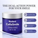 Nudent Collagen Powder, Nano-Hydroxyapatite Teeth Powder, Smile Strengthening Collagen, Strengthens Gums & Enamel, Gentle Formula for Gums, Improve Overall Gum Strength, 50g (1) - Image 2