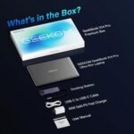 GEEKOM GeekBook X14 Pro Laptop, 2.2lbs Ultra Thin 14" 2.8K OLED Laptop Computer, Ultra 9 185H, 32GB LPDDR5x 7500MHz RAM 1TB SSD, Up to 16 Hour, 2X USB4, Fingerprint, Hub, Copilot, Windows 11 Pro - Image 8