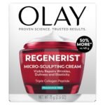 Olay Face Moisturizer, Regenerist Micro-Sculpting Cream for Women, Fragrance-Free - Anti-Aging, Anti-Wrinkle, Firming Skin Care - Triple Collagen Cream, Peptide, Hyaluronic Acid, Niacinamide, 2.6oz - Image 12