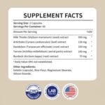 120 Capsules Milk Thistle Liver Cleanse Detox & Repair Supplement -Formulated Happy Liver Support - Liquid Herbal Supplements for Liver Health-Made in USA - Image 4