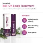 Hair Magic™ Hair Growth Serum Roll On- Multi-Peptides + Rosemary Oil for Hair Growth, Density, Beard, Eyebrows & Scalp Serum Treatment For Women & Men with Saw Palmetto - Suero Para El Cabello - Image 6
