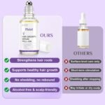 Rosemary Hair Growth Serum Roll-On | Rosemary Oil, Biotin, Anagain, Caffeine, Niacinamide | Fleird™ X7 Technology – Thinning Hair & Hair Fall – Thicker, Fuller Hair for Women & Men,1 Fl Oz (Pack of 2) - Image 6