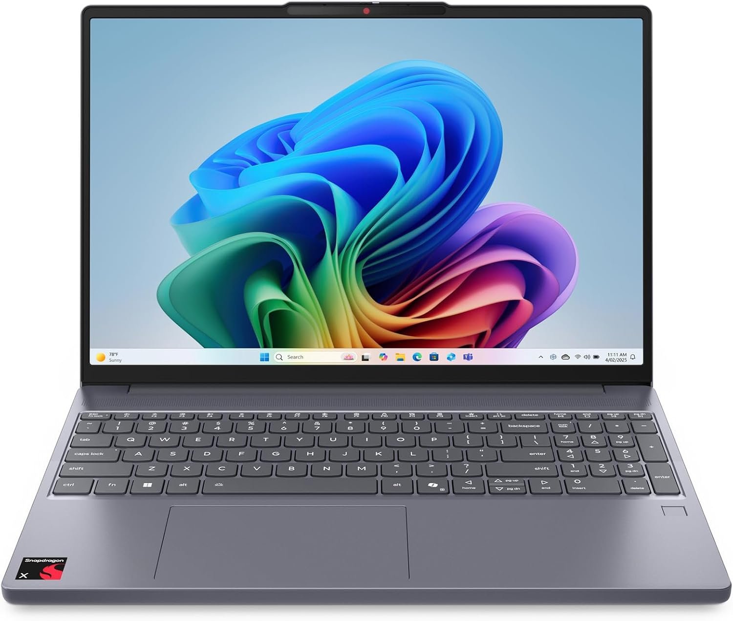 71nYpJKrGNL._AC_SL1500_.jpg Lenovo IdeaPad Slim 3X - 2025 - Everyday AI Laptop - Copilot+ PC - 15.3" WUXGA Display - 16 GB Memory - 512 GB Storage - Snapdragon® X - Luna Grey - Image 1