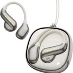 Monster Open Ear AC390 Headphones, Bluetooth 6.0 Earbuds with Stereo Sound, Rotating Charging Case with Lanyard, Wireless Headphones 24H Playtime, IPX5 Waterproof, Ultra-Light Open Ear Earbuds
