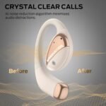 Monster Open Ear AC520 Headphones, Bluetooth 6.0 Wireless Earbuds with HiFi Sound, Open Ear Earbuds with 24H Playtime, Unique Handbag Design, ENC Clear Call, IPX6 Resistance（White） - Image 5
