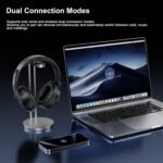 Hybrid Active Noise Cancelling Headphones, Bluetooth 6.0 Over Ear Headphones, 120H Battery Fast Charging, Hi-Res Audio, Transparency Mode, Deep Bass, Memory Foam Comfort Fit for Travel Office Home - Image 7