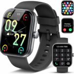 Smart Watch for Men Women (Answer/Make Call), 1.83" HD Touchscreen Fitness Tracker, 110+ Sport Modes, Fitness Watch with Heart Rate/Sleep Monitor/Step, IP68 Waterproof Smartwatch for iPhone Android
